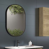 DAX Soul Reversible Mirror Matt Black Metal Frame - 32 x 22 B2702P226960