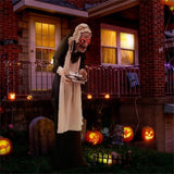 Halloween Standing Greetings Old Lady Decoration 29745196