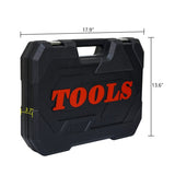 Tool Kit and Socket Wrench Set 216pcs - Basic Portable Manual Repair Tool Set for Home Use, Includes W1102P203831