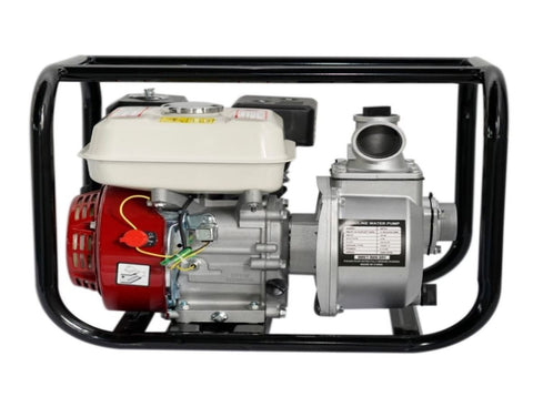 Manual 6.5HP 4-Stroke 2 Inch Gas Water Pump Semi-Trash Water Pump Transfer Pump 158GPM 212CC Garden 71258583