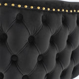 A&A Furniture,Swivel Barstools Adjusatble Seat Height With Gold-plating Base, Classic Velvet W1143P204044