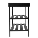 3-Tier Seamless Top Bamboo Shoe Rack 24686137