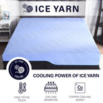 ZUN Bridgevine Home 12 inch Refresh Hybrid Cooling GelCare Memory Foam and Coil Kids Mattress, Twin XL B108131490