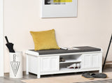 Shoe Bench with Storage Cabinets Brown 70458452