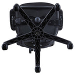 ZUN Black Swivel Office Chair with Armrest B062P153787