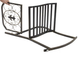 Flat Tube Single Rocking Chair Bronze Color 75081666