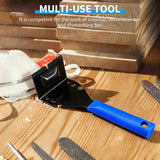 4-Piece Multi-Function Decorative Pull-Off Tool Set for Baseboards, Tiles, and Wood Removal - Blue 55814248