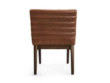 Upholstered Dining Chairs With Rubber Legs ,Light Brown 73471.00PUCOGN
