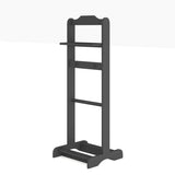 Accent Portable Garment Rack,Clothes Valet Stand with Storage Organizer,Black Finish W760P145329