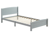 Twin Pine Single-Layer Core Vertical Stripe Full-Board Curved Head With The Same Foot Wooden 81968394