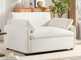 49*42.5" Oversized Chenille Single Sofa Wide and Deep Seat Accent N723P532225A