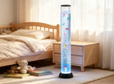 4ft Sensory Bubble Fish Tube Lamp, Aquarium Night Light with 16 Colors & Remote for Bedroom & Living 93808731
