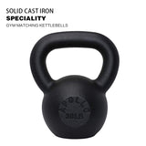 30LBS Solid Cast Iron Kettlebells Ideal for Strength Training, Building Muscles 42078031