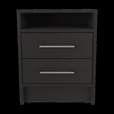 Greter 24" Two-Drawer Night Stand With open shelf B070P224229