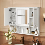 35'' x 28'' Wall Mounted Bathroom Medicine, Modern Bathroom Wall with Mirror, Mirror 91757062