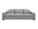 Modern 3-seater Sofa 84.7" Sofa Couch Upholstered Sofa with Curved Backrest for Living Room or Small N763P411268E