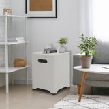 41*41*53.5cm Square Imitation Marble Color Gas Storage Garden Iron Side Table 34899564