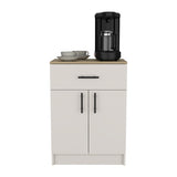 Pantry Cabinet Netal, Kitchen, Ivory / Natural Oak B092P243275