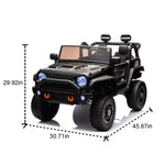 ZUN 24V Two-Seater Kids Ride On Truck Car W/Parents Control,200w*2,Seat width 20.28in,Four-wheel W1578P188703