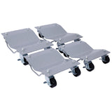 Car Dolly, Heavy Duty Wheel Dolly,4 Tire Wheel Dolly Car Stakes 6000lbs Capacity,Gray W465136665