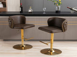 Furniture,Swivel Barstools Adjusatble Seat Height, Modern PU Upholstered Bar Stools with the whole 76385710