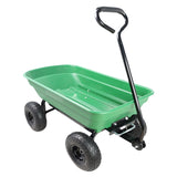 Folding car Poly Garden dump truck with steel frame, 10 inches. Pneumatic tire, 300 lb capacity body W22721201