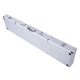 135*28*10cm Aluminum New Framed Locking Gun Pistol HandGun Lock Box Hard Storage Carry Case Silver 10867848