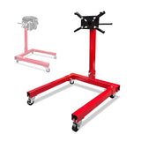 Engine Stand 1250LBS Capacity, 360 Degree Rotating Engine Run Stand with 4-Casters, Heavy Duty W2913P208046