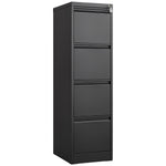 ZUN 4 Drawer Vertical File Cabinet with Lock,Filing Cabinet, Metal Filing Cabinet for Home Office W1247P173378