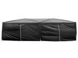 3 x 6m Four Windows Practical Waterproof Folding Tent Black 47181514