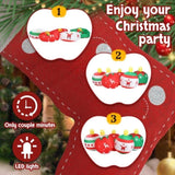 6.9 FT Lighted Christmas Inflatable Decoration, Inflatable Five Christmas Balls, Funny Blow Up Yard 92958187