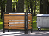 3-Panel Outdoor Air Conditioner Fence Screen, Outsideood Privacy Fence, Backyard Garden Patio 38" W2640P389716