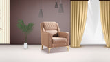Luna Modern Style Chair in Copper B009138503