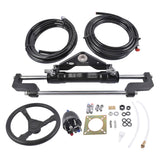 468 Complete Marine Hydraulic Steering System w/ 2 x 18ft Hoses 6.9 Mpa 80924017