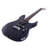 Novice Entry Level 170 Electric Guitar HSH Pickup Bag Strap Paddle Rocker Cable Wrench Tool Black 11683371