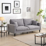 74" High Resilience three seater Sofa,Wooden Frame 3 Seat Sofa,Comfy,Modern Upholstered Sofa,Living W2297P264474