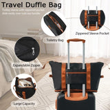 Hardshell Luggage Sets 3 Piece Carry-on Suitcase Double Spinner Wheels with TSA Lock for Men Women, N730P167695