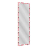 Hollywood Full Length Mirror with Lights Full Body Vanity Mirror with 3 Color Modes Wall Lighted W70881113