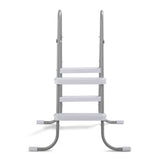 2 Steps 33in Pool Ladder Iron Grey Frame White Steps 08470483
