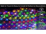 9.8*6.5FT Mesh Net Light,360 LED Net Light with 8 Modes&Remote,Connectable Net String 50203541