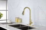Kitchen Faucet with Pull Down Sprayer , High Arc Single Handle Kitchen Sink Faucet with Deck Plate, W92851733