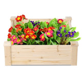 61*61*20cm Wooden Planting Frame Ground Type 70248866