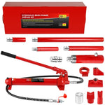 ZUN 20 Ton Porta Power Kit, Portable Hydraulic Jack with1.43 m Oil Hose, Car Frame Repair Tool with W1239P170234