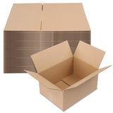 50 pieces, 16" x 12" x 8" thickness 3mm corrugated cardboard box, brown paper 68908378