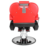 ZUN Professional Salon Barber Chair 8702A Red 43902648