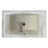 30 Inch Bathroom Ceramic Sink Basin, White W1550P168218
