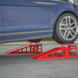 ZUN 2 Pack Hydraulic Car Ramps 5T 11000lbs Low Profile Car Lift Service Ramps Truck Trailer Garage, 26009820