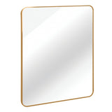 Gold 30 "x36" Rectangular Bathroom Wall Mirror W2203P310396