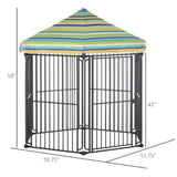 ZUN Metal Dog Playpen 09710572