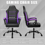ZUN Gaming, Video Games Breathable PU Leather, Comfy Computer, Racing E-Sport Gamer 48358252